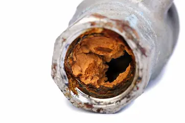 Pipe With Scale Buildup