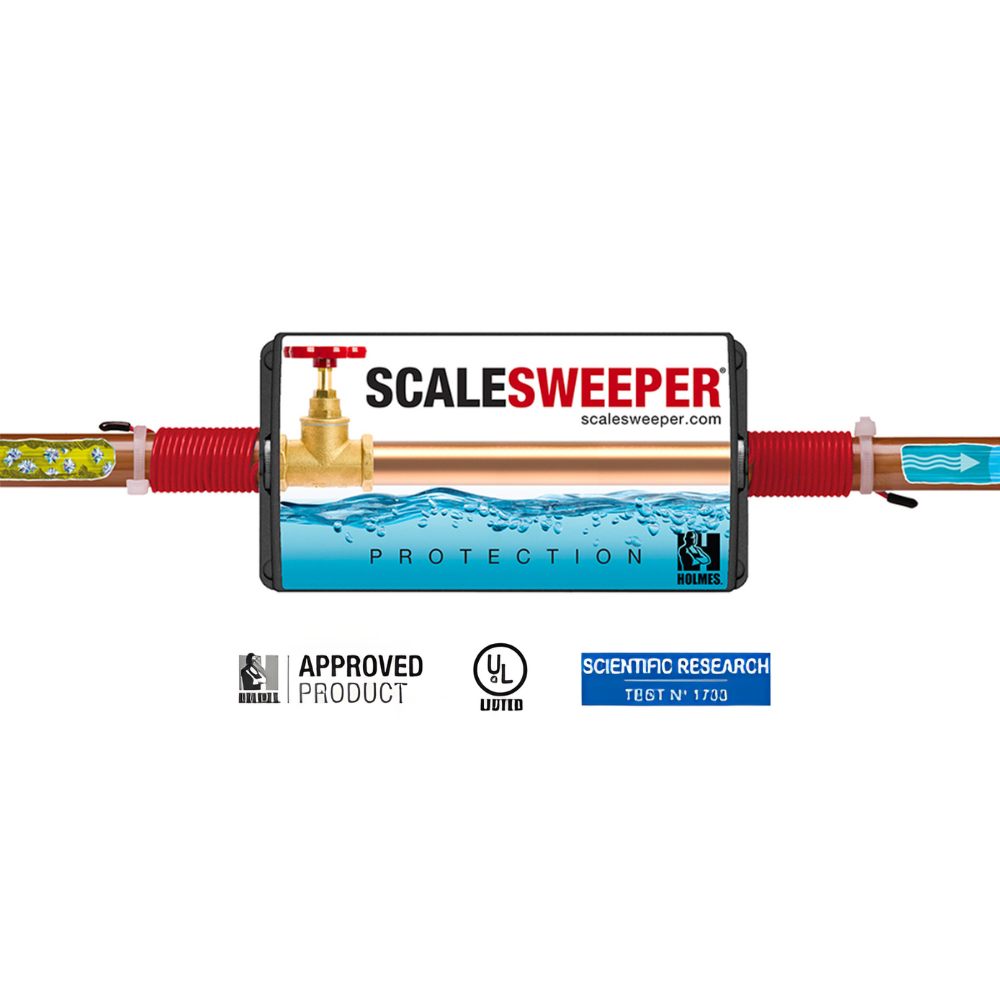 Scalesweeper hard water descaler